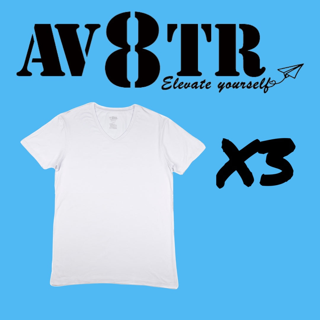AV8TR men's UNDERSHIRT MODAL - BLUE LINE