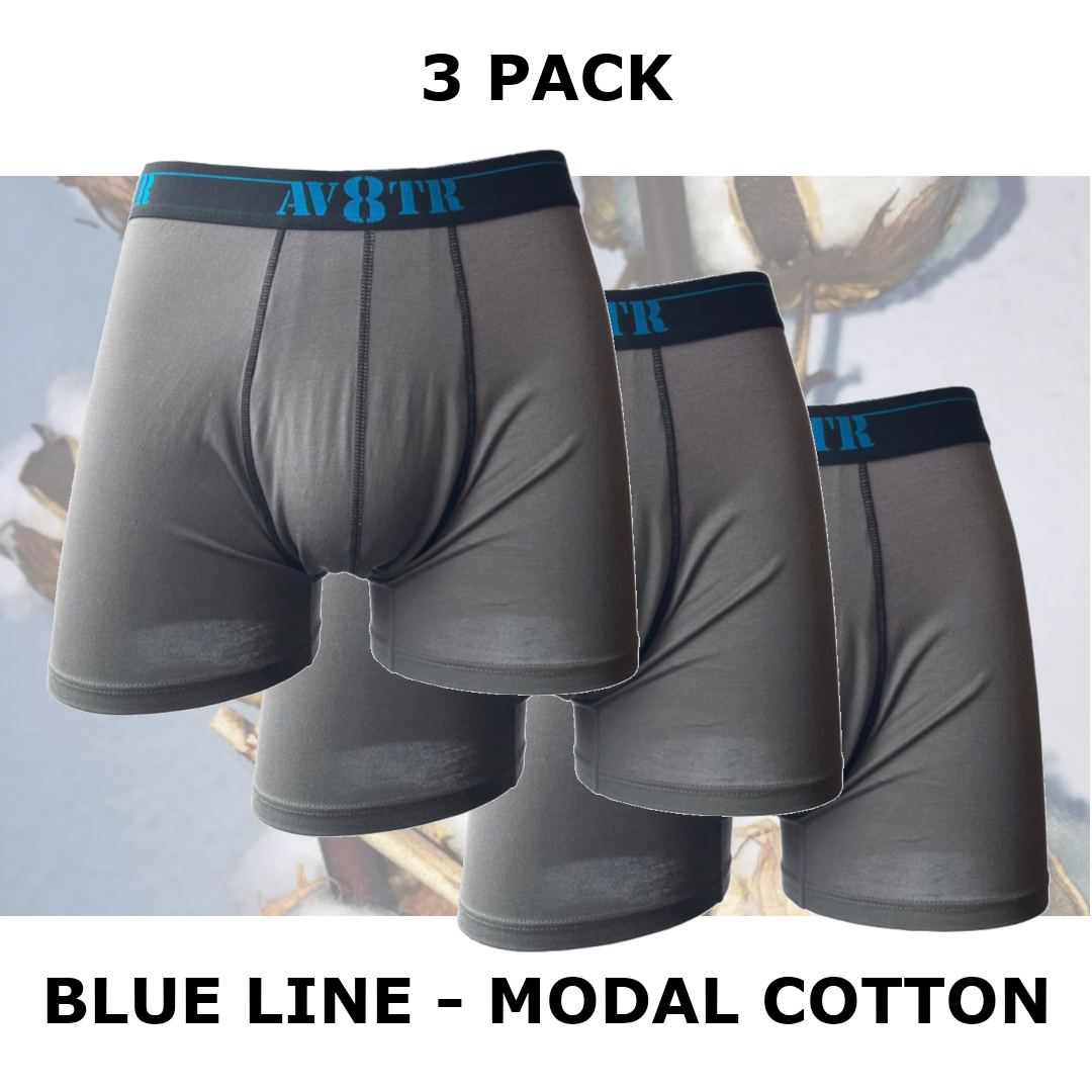 AV8TR MODAL men’s boxer briefs - BLUE LINE