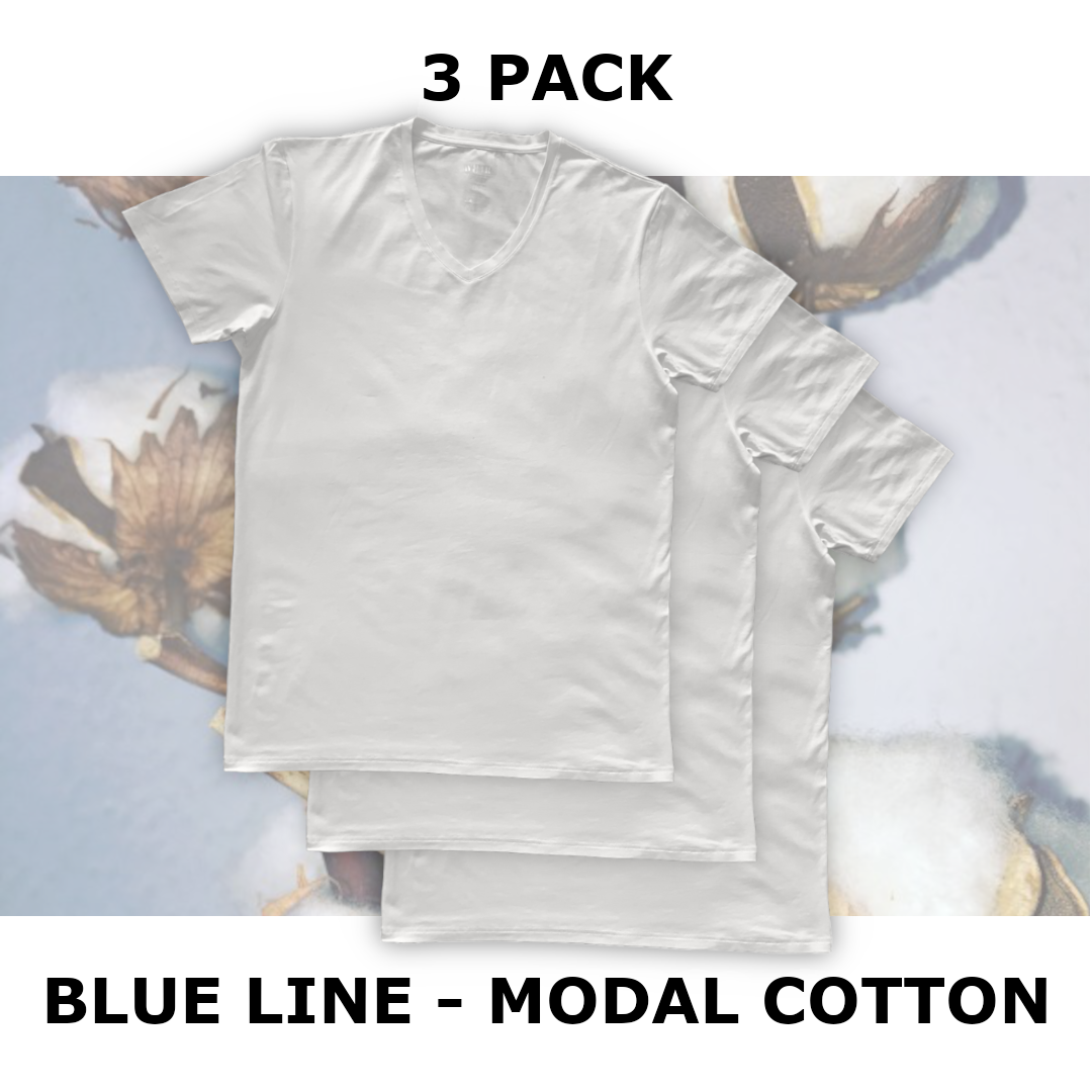 AV8TR men's UNDERSHIRT MODAL - BLUE LINE
