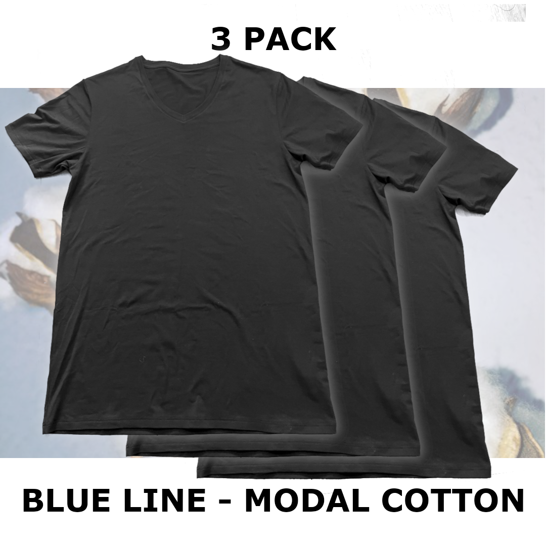 AV8TR men's UNDERSHIRT MODAL - BLUE LINE