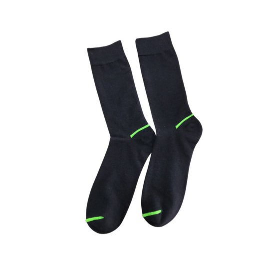 AV8TR BAMBOO Dress socks, SIZE 7-11, GREEN LINE