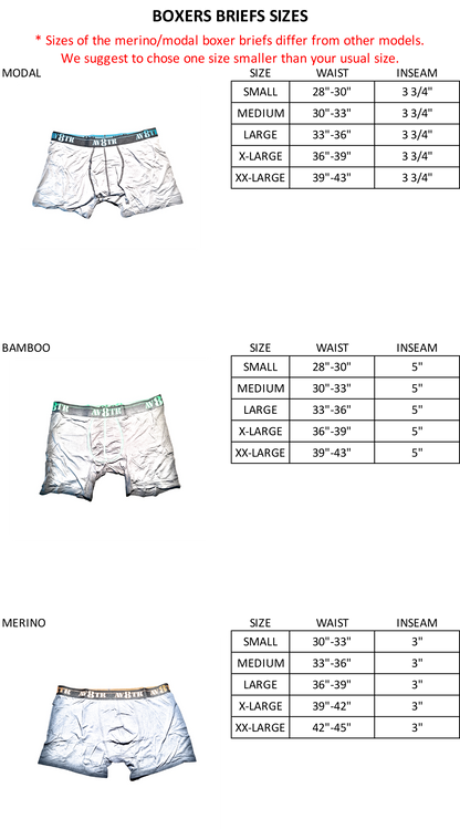 AV8TR Bamboo men’s boxer briefs - GREEN LINE